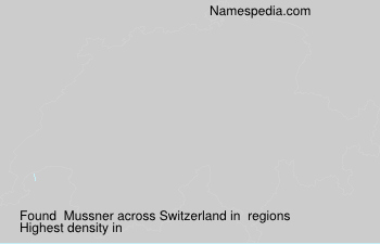 Surname Mussner in Switzerland Surname Mussner in Switzerland
