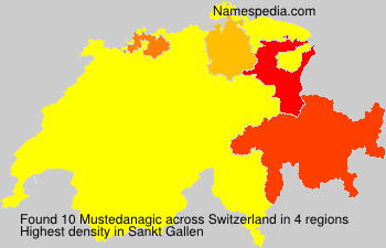 Surname Mustedanagic in Switzerland Surname Mustedanagic in Switzerland
