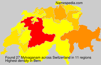 Surname Mylvaganam in Switzerland Surname Mylvaganam in Switzerland