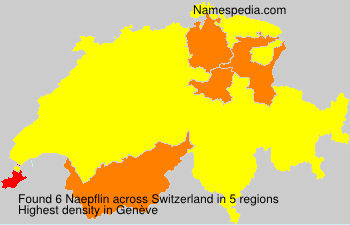 Surname Naepflin in Switzerland Surname Naepflin in Switzerland