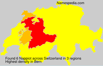 Surname Nappiot in Switzerland Surname Nappiot in Switzerland
