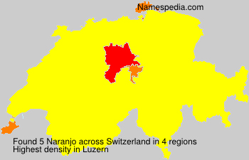 Surname Naranjo in Switzerland Surname Naranjo in Switzerland