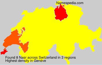 Surname Nasr in Switzerland Surname Nasr in Switzerland