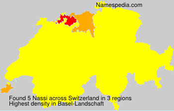 Surname Nassi in Switzerland Surname Nassi in Switzerland