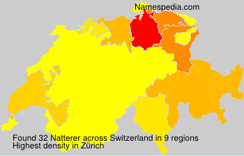 Surname Natterer in Switzerland Surname Natterer in Switzerland
