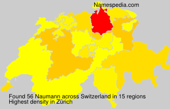 Surname Naumann in Switzerland Surname Naumann in Switzerland