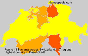 Surname Navarra in Switzerland Surname Navarra in Switzerland