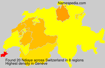 Surname Ndiaye in Switzerland Surname Ndiaye in Switzerland