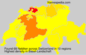 Surname Nebiker in Switzerland Surname Nebiker in Switzerland