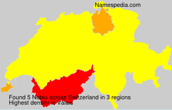 Surname Nebiu in Switzerland Surname Nebiu in Switzerland