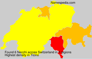 Surname Necchi in Switzerland Surname Necchi in Switzerland