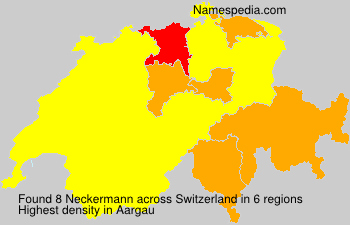 Surname Neckermann in Switzerland Surname Neckermann in Switzerland