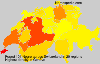 Surname Negro in Switzerland Surname Negro in Switzerland