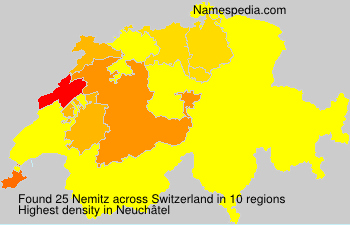 Surname Nemitz in Switzerland Surname Nemitz in Switzerland