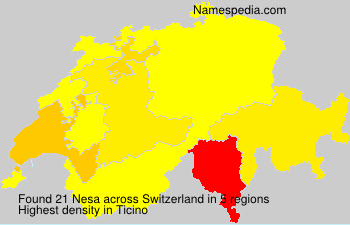 Surname Nesa in Switzerland Surname Nesa in Switzerland