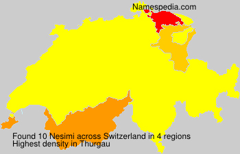 Surname Nesimi in Switzerland Surname Nesimi in Switzerland