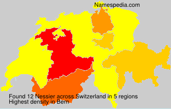 Surname Nessier in Switzerland Surname Nessier in Switzerland
