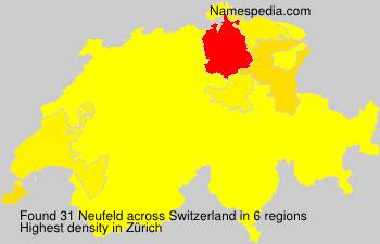 Surname Neufeld in Switzerland Surname Neufeld in Switzerland