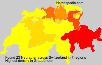 Surname Neurauter in Switzerland Surname Neurauter in Switzerland