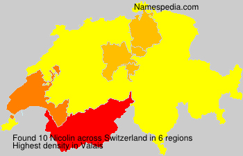 Surname Nicolin in Switzerland Surname Nicolin in Switzerland
