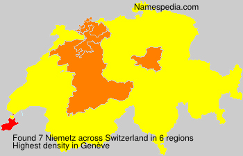 Surname Niemetz in Switzerland Surname Niemetz in Switzerland