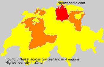 Surname Niesel in Switzerland Surname Niesel in Switzerland