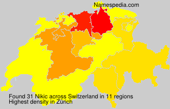 Surname Nikic in Switzerland Surname Nikic in Switzerland