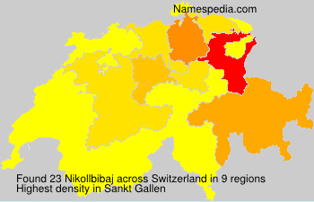Surname Nikollbibaj in Switzerland Surname Nikollbibaj in Switzerland
