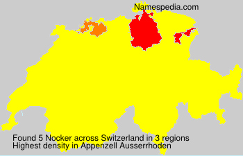 Surname Nocker in Switzerland Surname Nocker in Switzerland