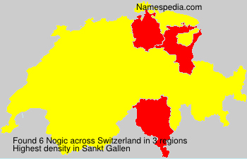 Surname Nogic in Switzerland Surname Nogic in Switzerland