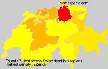 Surname Nohl in Switzerland Surname Nohl in Switzerland