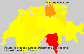 Surname Noseda in Switzerland Surname Noseda in Switzerland