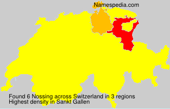 Surname Nossing in Switzerland Surname Nossing in Switzerland