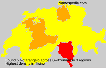 Surname Notarangelo in Switzerland Surname Notarangelo in Switzerland