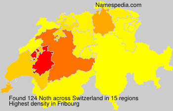 Surname Noth in Switzerland Surname Noth in Switzerland