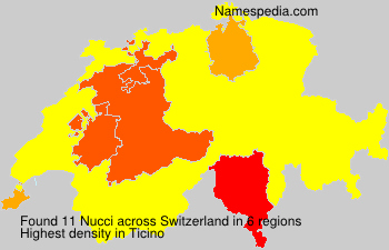 Surname Nucci in Switzerland Surname Nucci in Switzerland