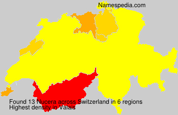 Surname Nucera in Switzerland