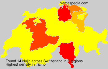 Surname Nujic in Switzerland Surname Nujic in Switzerland