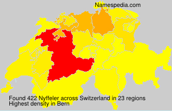 Surname Nyffeler in Switzerland Surname Nyffeler in Switzerland