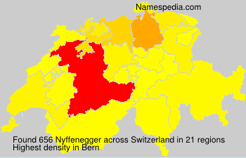 Surname Nyffenegger in Switzerland Surname Nyffenegger in Switzerland