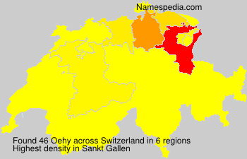 Surname Oehy in Switzerland Surname Oehy in Switzerland