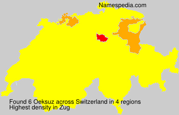 Surname Oeksuz in Switzerland Surname Oeksuz in Switzerland