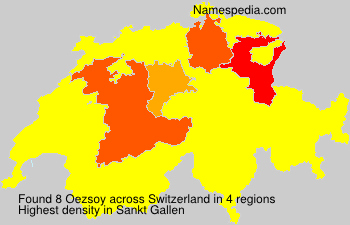 Surname Oezsoy in Switzerland Surname Oezsoy in Switzerland