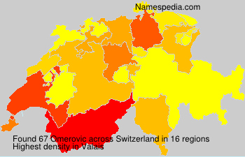 Surname Omerovic in Switzerland Surname Omerovic in Switzerland