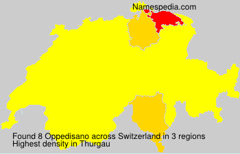 Surname Oppedisano in Switzerland Surname Oppedisano in Switzerland