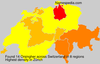 Surname Orsingher in Switzerland Surname Orsingher in Switzerland