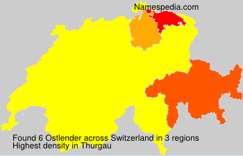 Surname Ostlender in Switzerland Surname Ostlender in Switzerland