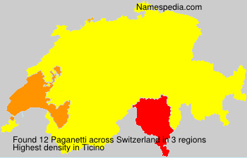 Surname Paganetti in Switzerland Surname Paganetti in Switzerland