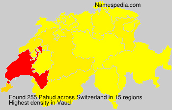 Surname Pahud in Switzerland Surname Pahud in Switzerland