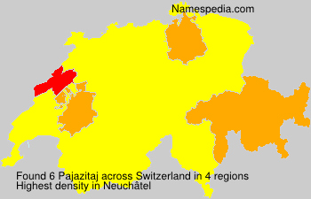 Surname Pajazitaj in Switzerland Surname Pajazitaj in Switzerland